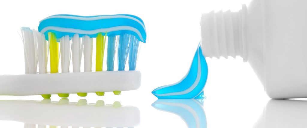 Toothpaste and toothbrush